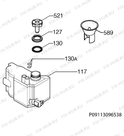 Схема №1 F34030VI0 с изображением Модуль (плата) управления для посудомоечной машины Aeg 973911539081035